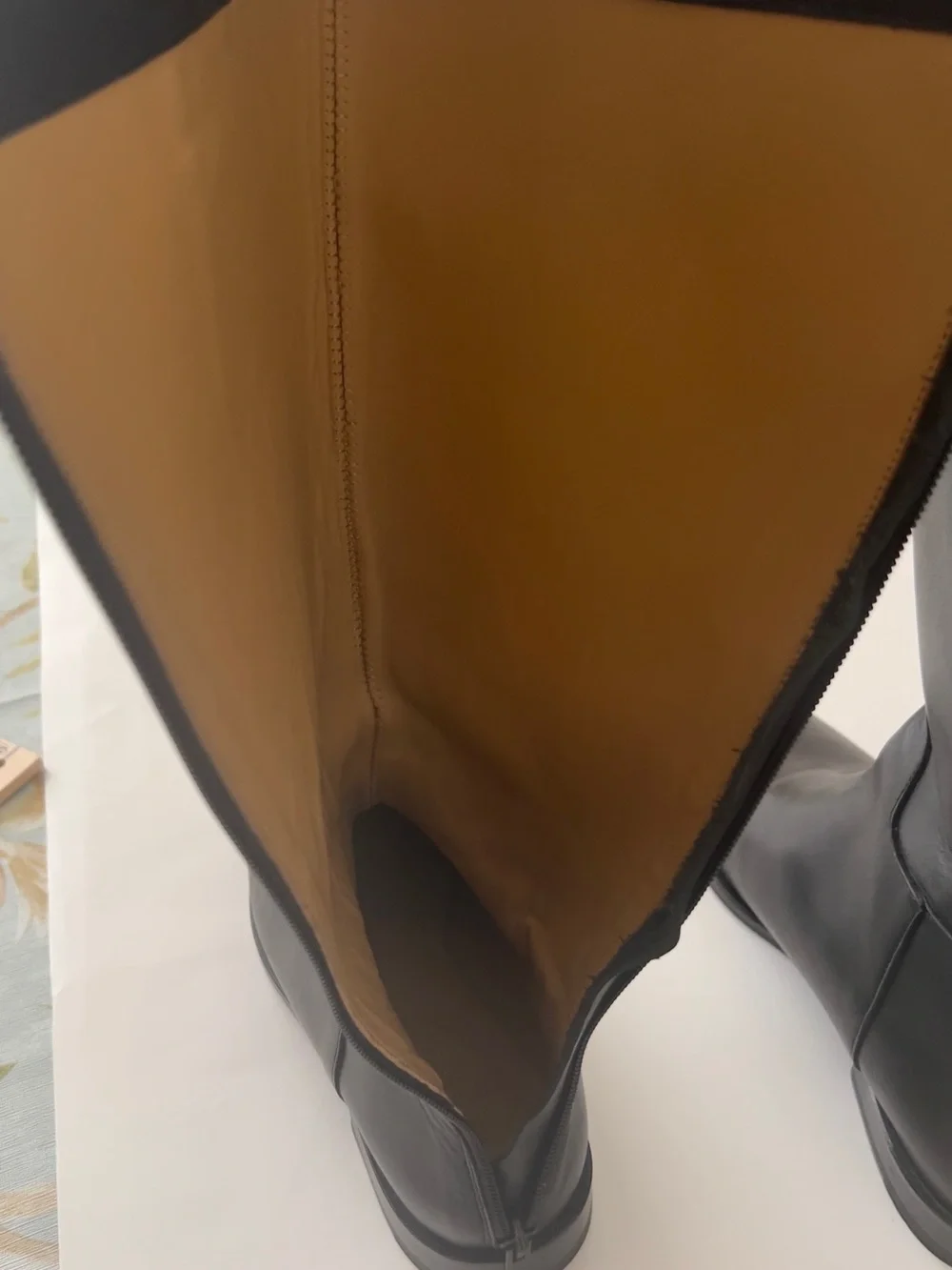 Colisee Paris Black Tall Leather Riding Size 35 EU